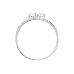 Histoire d'Or Bague Arista Or Blanc Oxyde De Zirconium Online