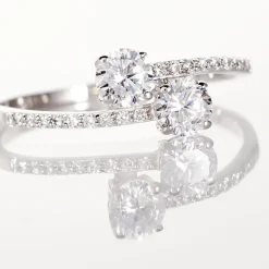 Histoire d'Or Bague Arista Or Blanc Oxyde De Zirconium Online