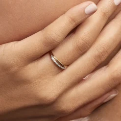 Histoire d'Or Bague Arslane Or Jaune Diamant Best