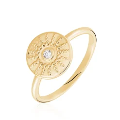 Histoire d'Or Bague Artea Plaqué Or Jaune Oxyde De Zirconium Best