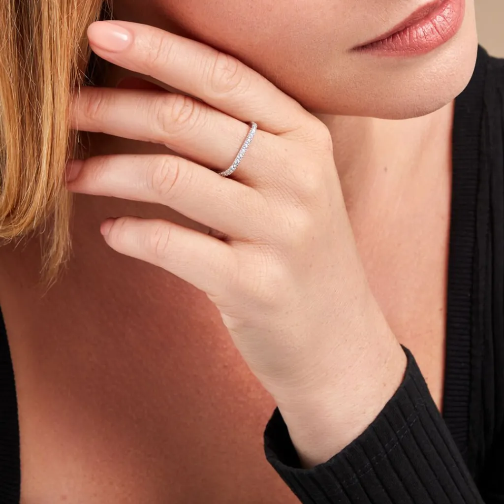 Histoire d'Or Bague Aselya De Zirconium argent blanc oxyde Online