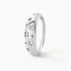 Histoire d'Or Bague Astre Precieux Argent Blanc Oxyde De Zirconium Sale