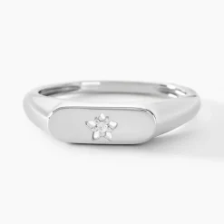 Histoire d'Or Bague Astre Precieux Argent Blanc Oxyde De Zirconium Sale