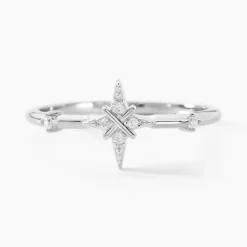 Histoire d'Or Bague Astre Precieux Argent Blanc Oxyde De Zirconium Outlet