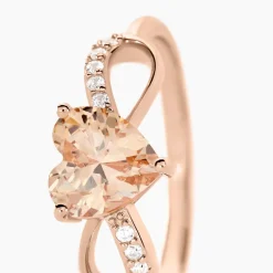 Histoire d'Or Bague Atieno Argent Rose Oxyde De Zirconium argent rose oxyde champagne Best