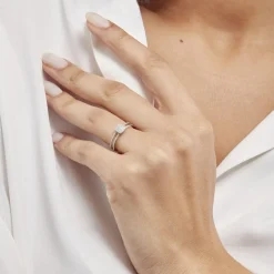 Histoire d'Or Bague Aude Or Blanc Diamant Best