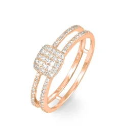 Histoire d'Or Bague Aude Or Rose Diamant Online
