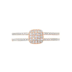 Histoire d'Or Bague Aude Or Rose Diamant Online