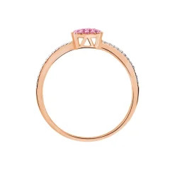 Histoire d'Or Bague Aude Or Rose Saphir Et Diamant Sale