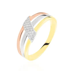 Histoire d'Or Bague Aurelianne Or Tricolore Diamant