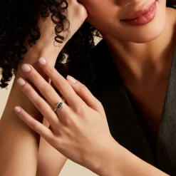 Histoire d'Or Bague Aurora Or Bicolore Saphir Et Diamant Sale