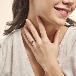 Histoire d'Or Bague Aurora or jaune rubis Hot