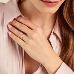 Histoire d'Or Bague Austyn Or Tricolore Oxyde De Zirconium Discount