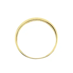 Histoire d'Or Bague Banda Or Jaune Oxyde De Zirconium