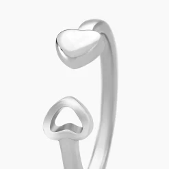 Histoire d'Or Bague Barbara Argent Blanc Discount