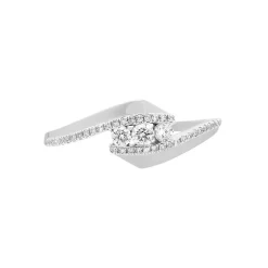 Histoire d'Or Bague Barbara Or Blanc Diamant Online