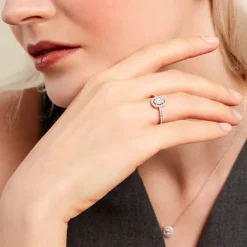 Histoire d'Or Bague Baroque Party Argent Blanc Oxyde De Zirconium Online