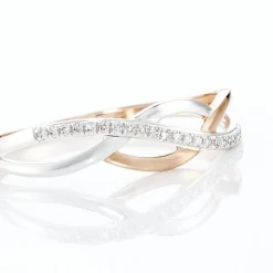 Histoire d'Or Bague Batista Or Bicolore Diamant Clearance