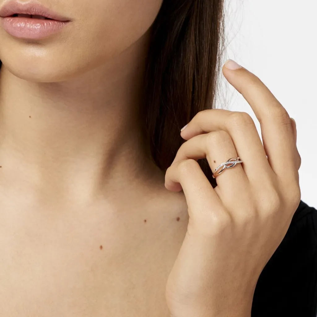 Histoire d'Or Bague Batista Or Bicolore Diamant Clearance