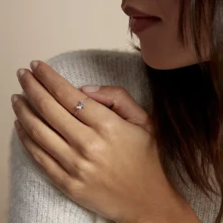 Histoire d'Or Bague Bee Good Argent Blanc Oxyde De Zirconium Best