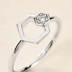 Histoire d'Or Bague Bee Good Argent Blanc Oxyde De Zirconium Online