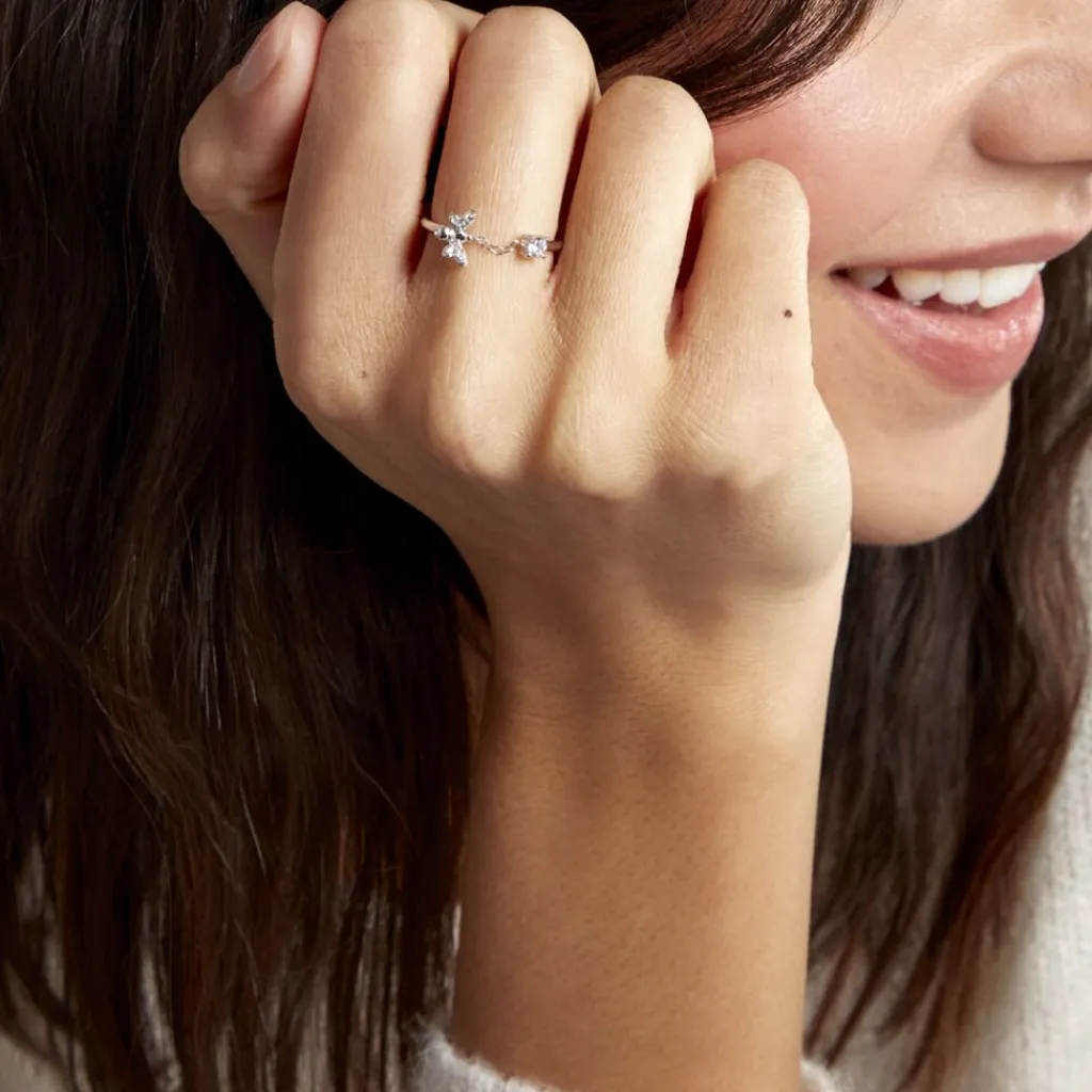 Histoire d'Or Bague Bee Good Argent Blanc Oxyde De Zirconium Outlet