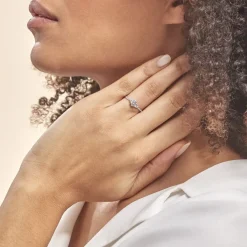 Histoire d'Or Bague Berata Or Blanc Oxyde De Zirconium Best