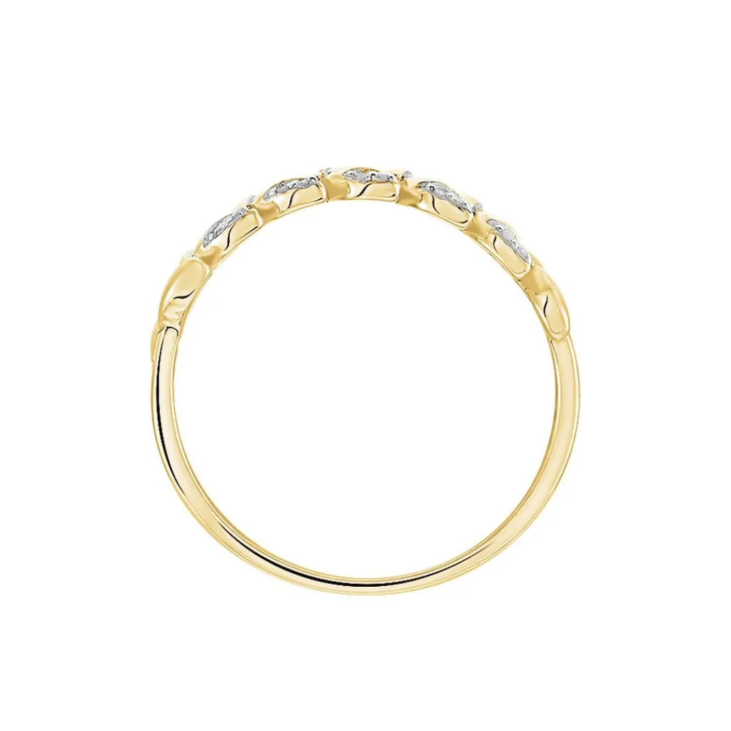 Histoire d'Or Bague Berinice Or Jaune Diamant Online