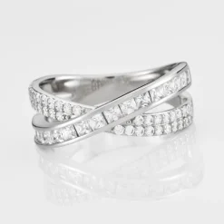 Histoire d'Or Bague Berlin Argent Bicolore Oxyde De Zirconium Sale