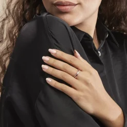 Histoire d'Or Bague Bertheline Argent Rose Oxyde De Zirconium argent rose oxyde rose Sale