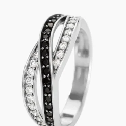 Histoire d'Or Bague Bethany Argent Blanc Oxyde De Zirconium