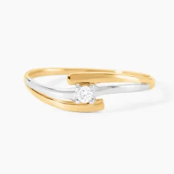 Histoire d'Or Bague Blandine Or Bicolore Diamant Online