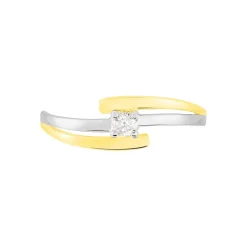 Histoire d'Or Bague Blandine Or Bicolore Diamant Online