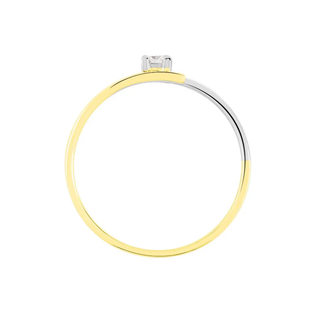 Histoire d'Or Bague Blandine Or Bicolore Diamant Online