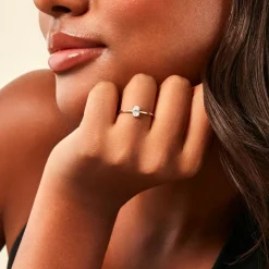 Histoire d'Or Bague Borje Or Jaune Oxyde De Zirconium New