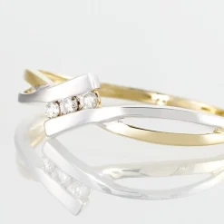 Histoire d'Or Bague Brixia Or Bicolore Diamant Best