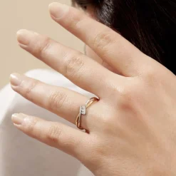 Histoire d'Or Bague Brixia Or Bicolore Diamant Best