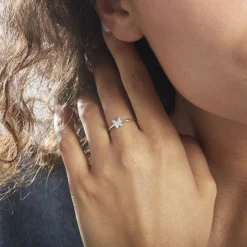 Histoire d'Or Bague Cadfan Argent Blanc Oxyde De Zirconium New