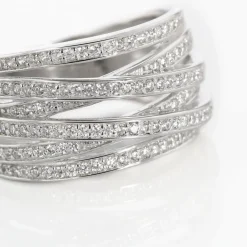 Histoire d'Or Bague Caledonia Argent Blanc Oxyde De Zirconium Sale