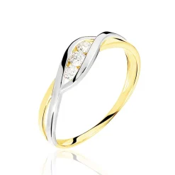 Histoire d'Or Bague Callie Or Bicolore Diamant Discount