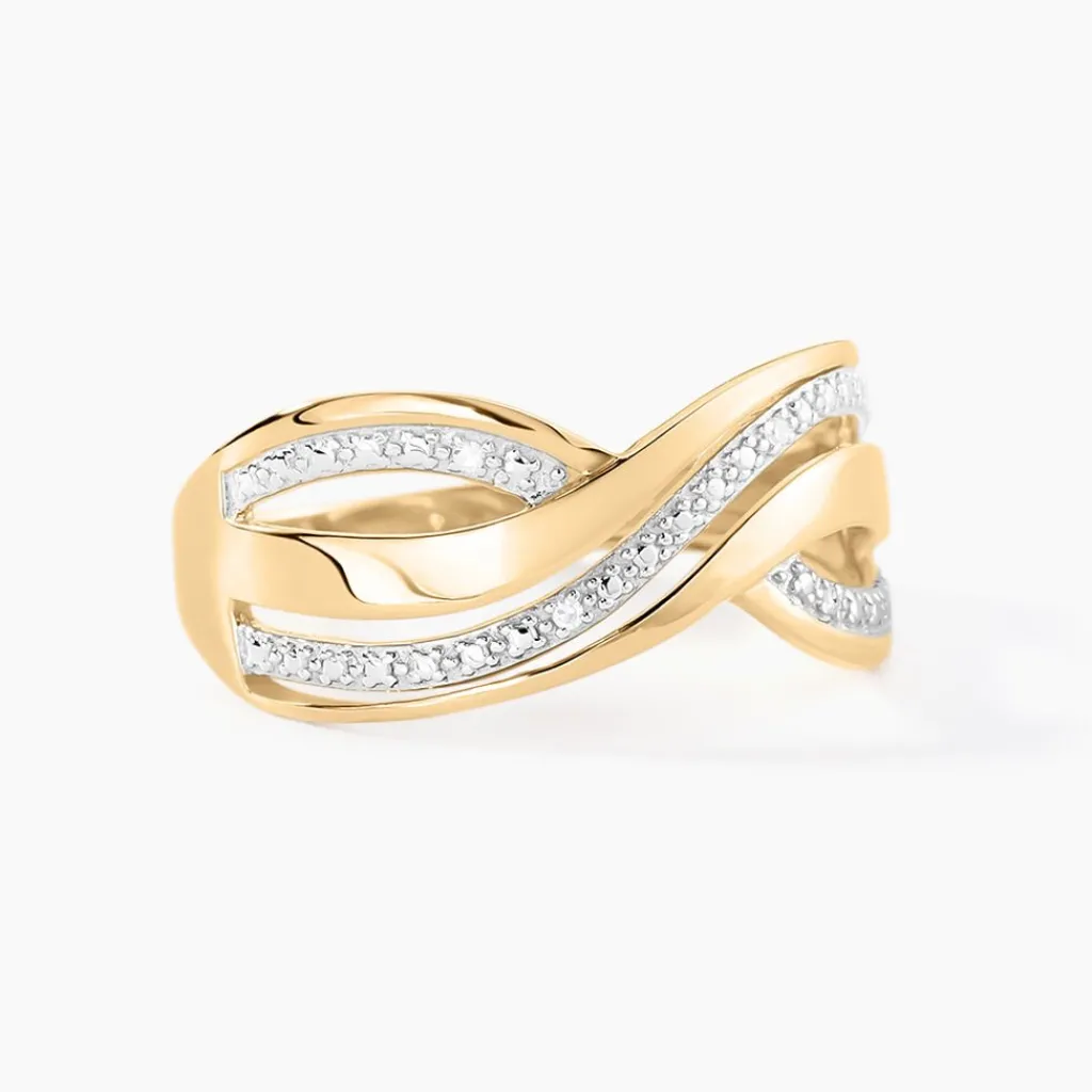 Histoire d'Or Bague Callistine Or Jaune Diamant