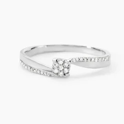 Histoire d'Or Bague Callysta or blanc diamant Discount
