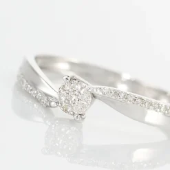 Histoire d'Or Bague Callysta or blanc diamant Discount