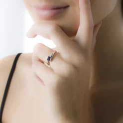 Histoire d'Or Bague Camilia Or Blanc Tanzanite Online