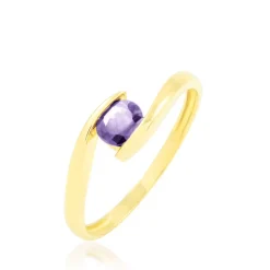 Histoire d'Or Bague Camilia Or Jaune Amethyste Discount