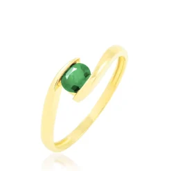 Histoire d'Or Bague Camilia Or Jaune Emeraude Online
