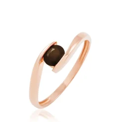 Histoire d'Or Bague Camilia Or Rose Quartz Outlet