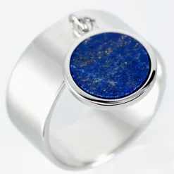 Histoire d'Or Bague Camillo Argent Blanc Lapis Lazuli New