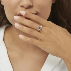 Histoire d'Or Bague Candice Or Blanc Amethyste or blanc amethyste violette Outlet