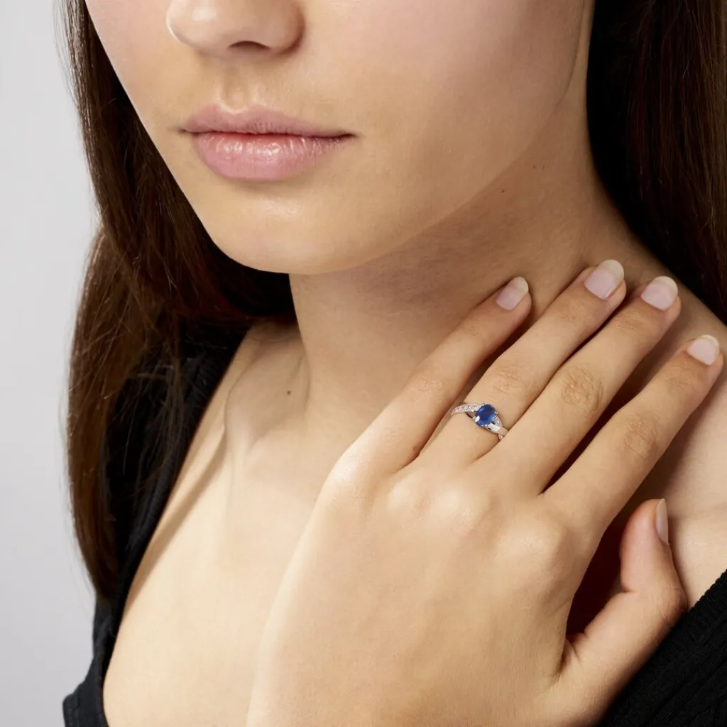 Histoire d'Or Bague Candice or blanc saphir Hot